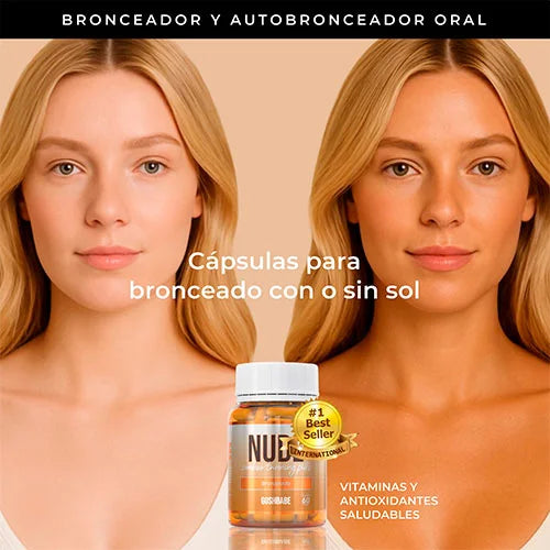 NUDE: Cápsulas para Mejorar tu Bronceado y Proteger tu Piel
