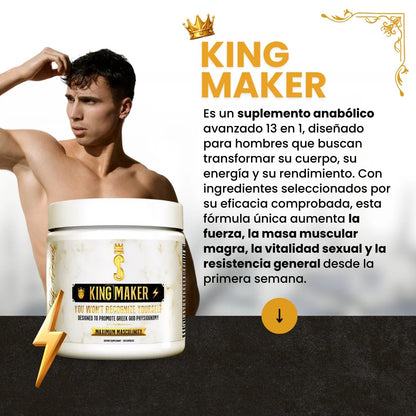 King Maker: La Solución Todo en Uno para Mejorar tu Vitalidad y Rendimiento Masculino